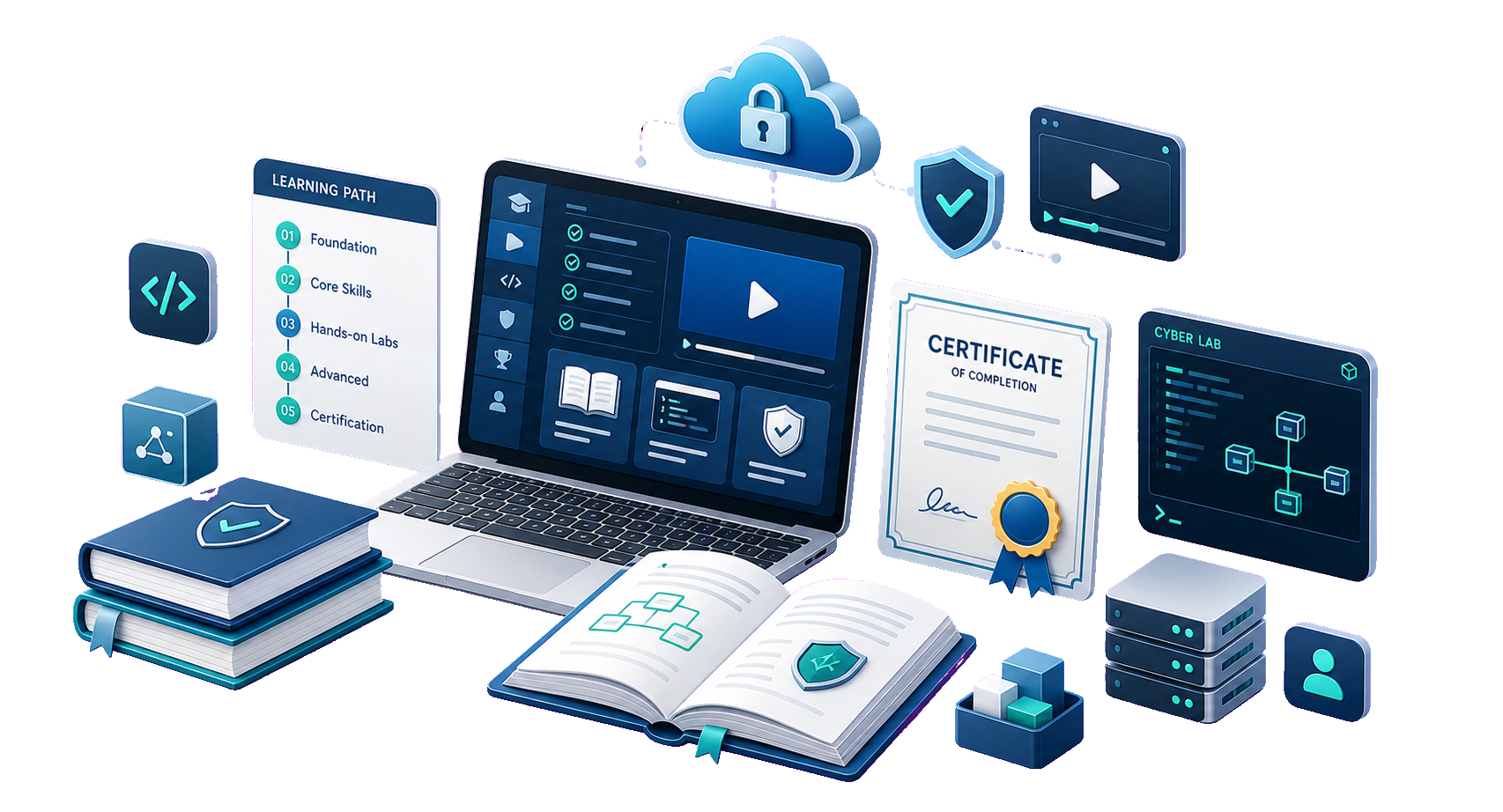 Cyber Academy illustration